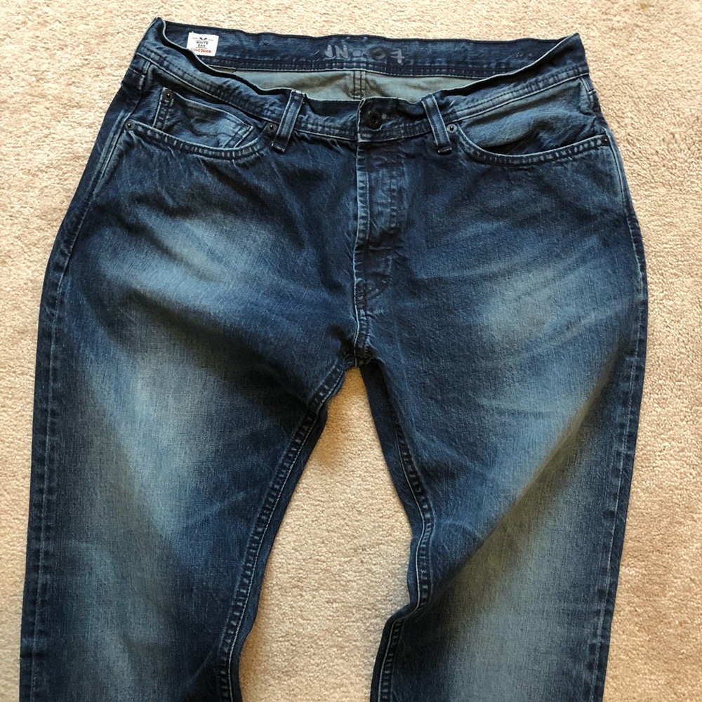 NO.NATIONALITY 7 JEANS, WHITE OAK, AUTHER STYLE